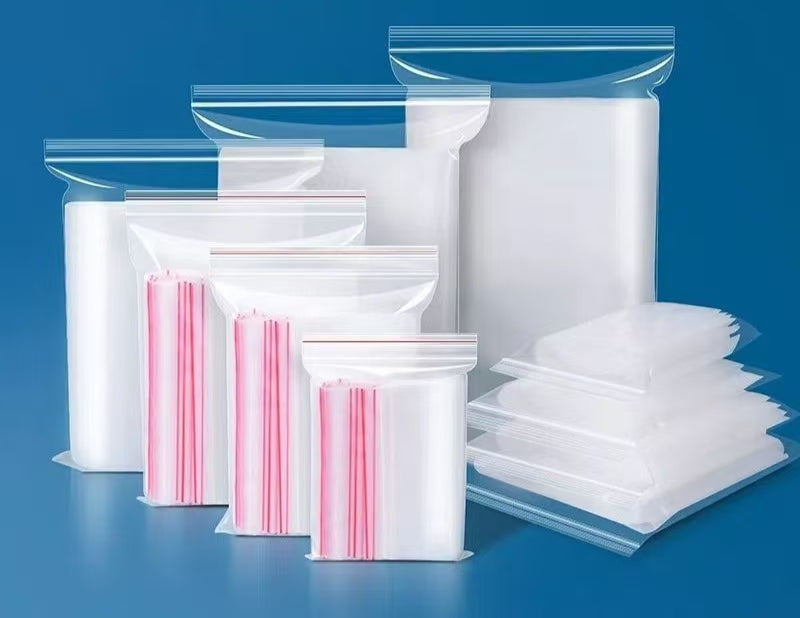 Thickened Transparent Self-Sealing Bags, Small Plastic Sealed Pouches