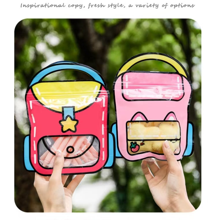 #Dopamine Aesthetic Resealable Handheld Bags
