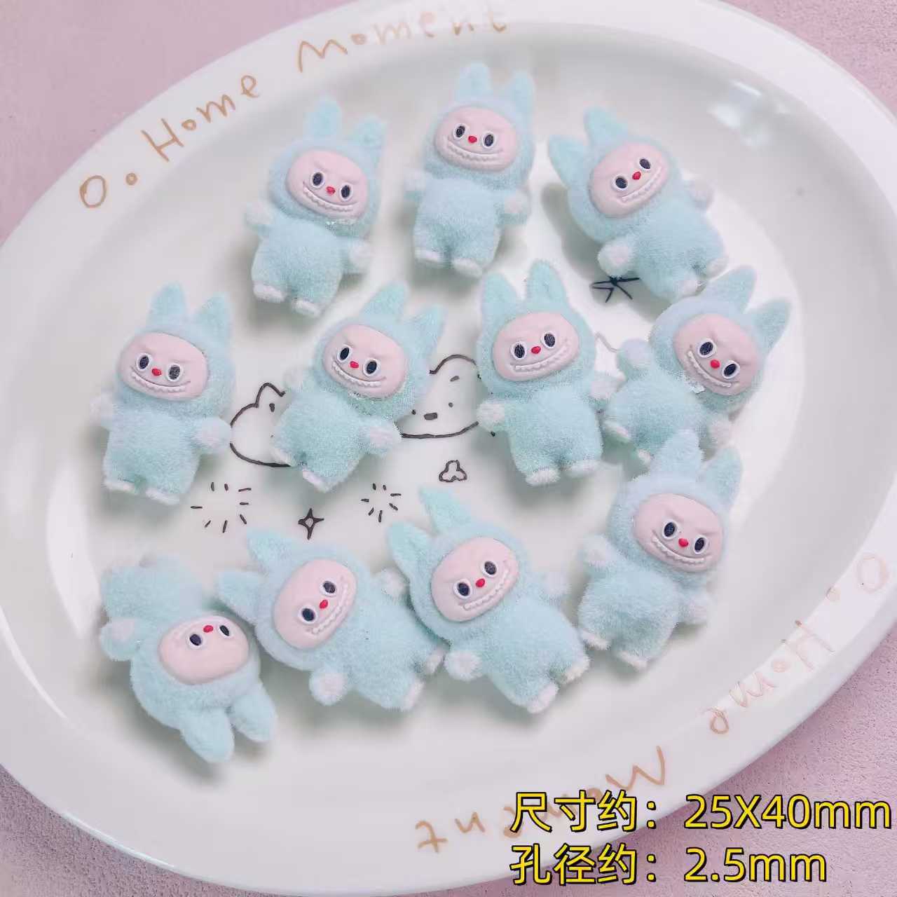 # Cute Labubu Standing/Sitting Beads for DIY Crafts