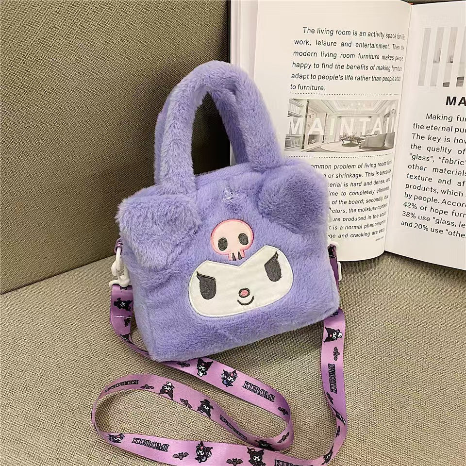 # Crossbody Bag-Cinnamoroll Girly Plush Bag