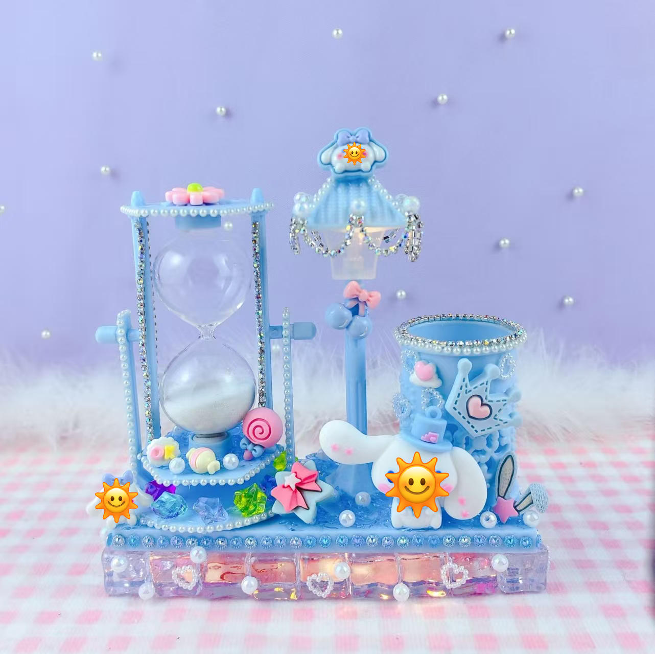 #DIY Quicksand Pen Holder Lamp Craft Kit for Kids