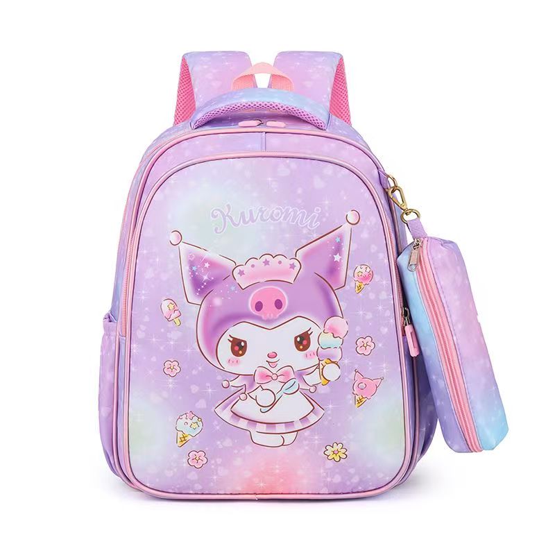 #Girls Cute Cartoon Backpack, Lightweight Ergonomic School Bag for Kindergarten to 2nd Grade, Stylish Kids Shoulder Bag