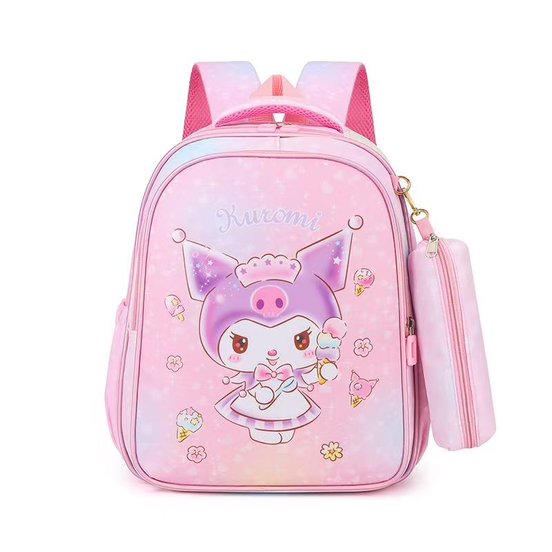 #Girls Cute Cartoon Backpack, Lightweight Ergonomic School Bag for Kindergarten to 2nd Grade, Stylish Kids Shoulder Bag