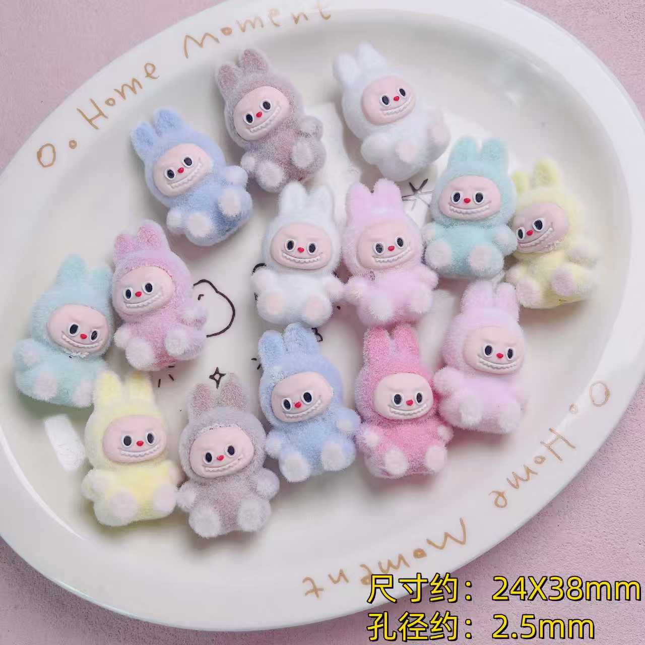 # Cute Labubu Standing/Sitting Beads for DIY Crafts