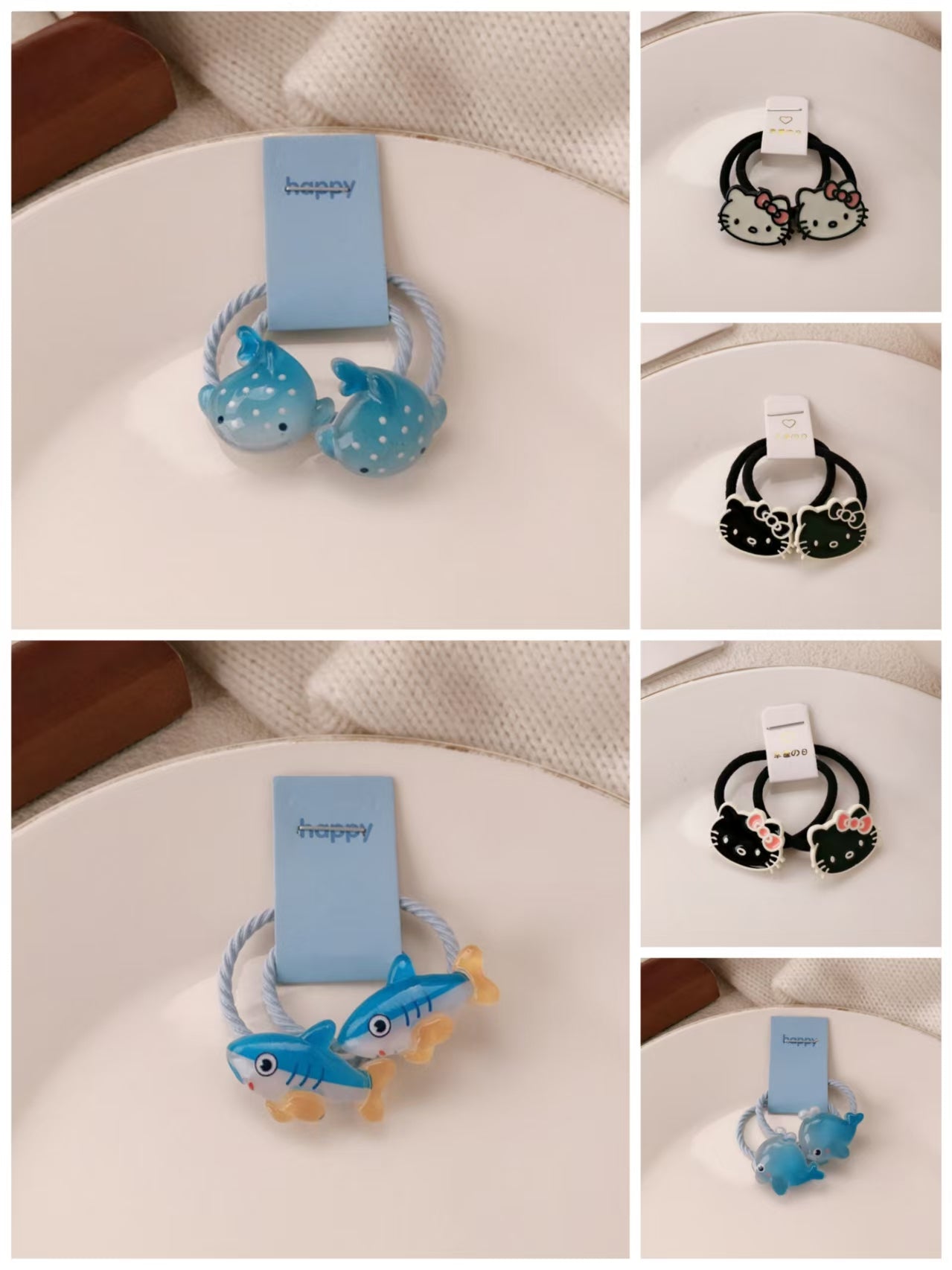 Children's Cartoon Hairties for Little Girls