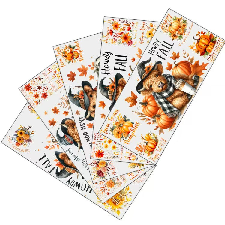 UV Transfer Stickers, Universal for Glass Cups,  ( $0.9/1pcs );(>20pcs $0.8/1pcs);(>100pcs $0.5/1pcs)