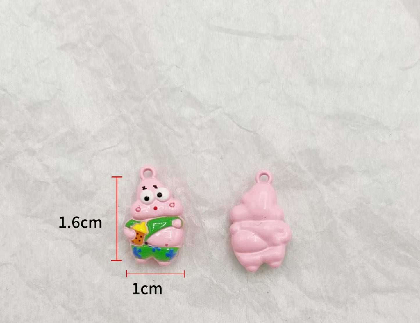 #Dopamine Beads Loose Beads: Enamel Hand-Painted Beads, Bracelet & Phone Chain Accessories, Alloy Pendants