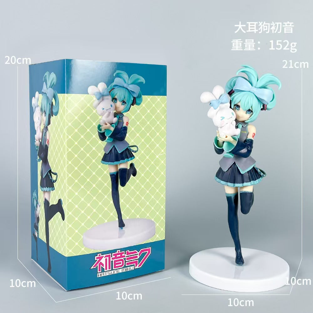 #Hatsune Mikuai Figure, Anime Sailor Moon Pretty Girl, Rem Wedding Dress Version, Sora Girl, 2D Character Doll Models and Ornaments for Wholesale