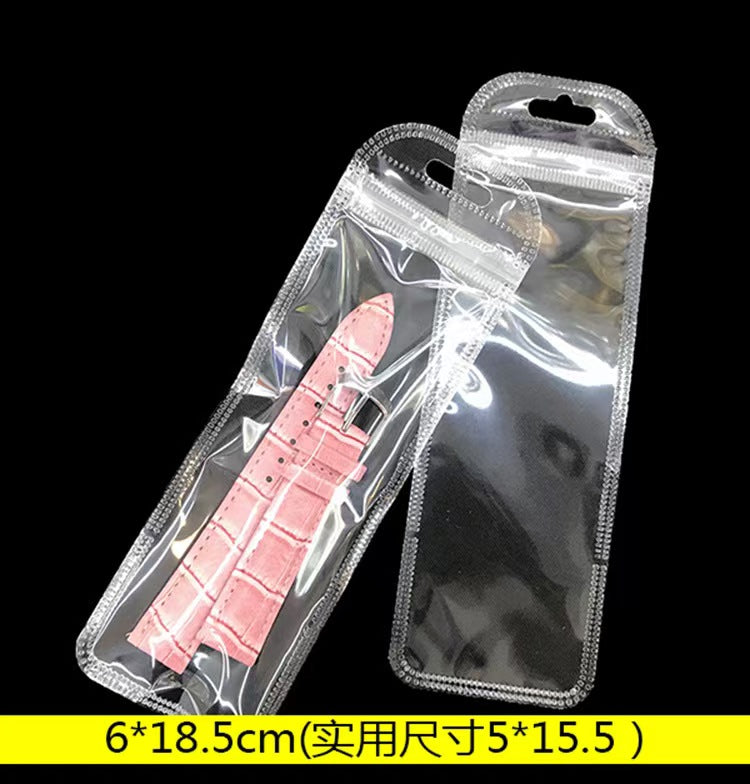 #Wholesale Transparent Plastic Ziplock Bags - In-Stock Transparent Bone Strip Bags for Jewelry Packaging &amp; Clear Sealable Bags