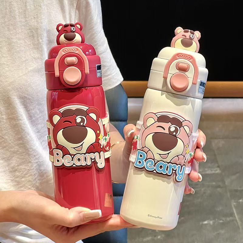 #Disney Insulated Cup, Nick & Judy Dual-use Design, High Aesthetic Straw Cup for Girls, Special Cup for Judy Kids at School