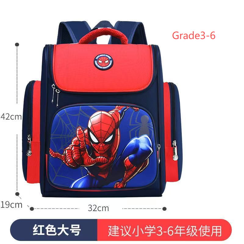 Kids School Backpack for Grades 1-3-6, Ergonomic Spine Protection Backpack for Boys & Girls, Kindergarten Casual Style Bag