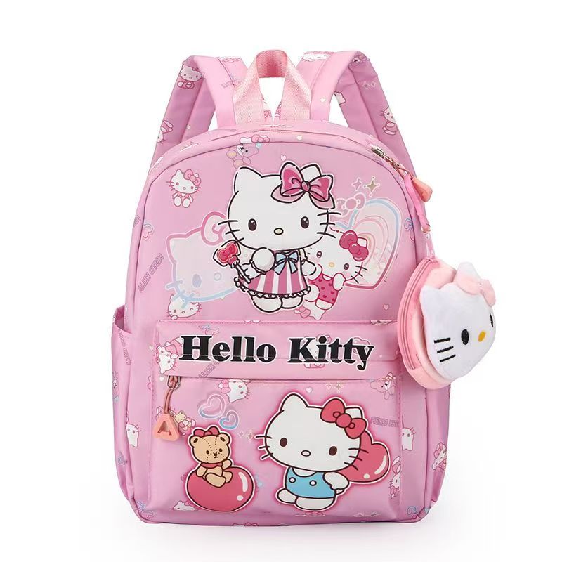 #Large Cute Cartoon Kuromi Backpack,Lightweight Large-Capacity School Bag for Kindergarten & 1st Grade Primary Students