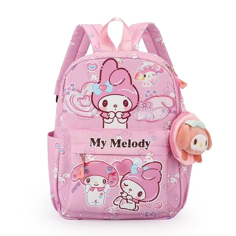 #Large Cute Cartoon Kuromi Backpack,Lightweight Large-Capacity School Bag for Kindergarten & 1st Grade Primary Students