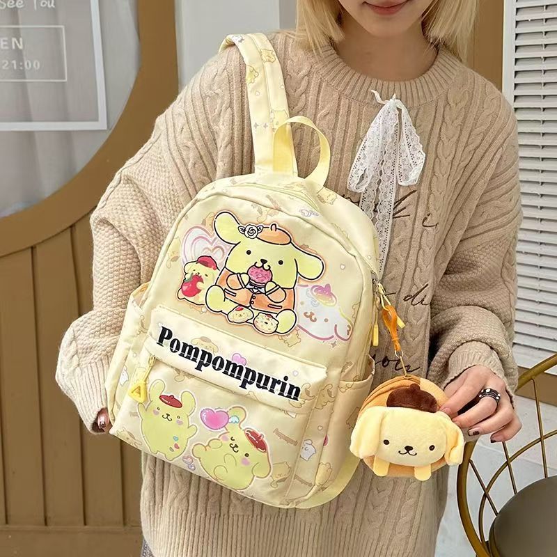 #Large Cute Cartoon Kuromi Backpack,Lightweight Large-Capacity School Bag for Kindergarten & 1st Grade Primary Students