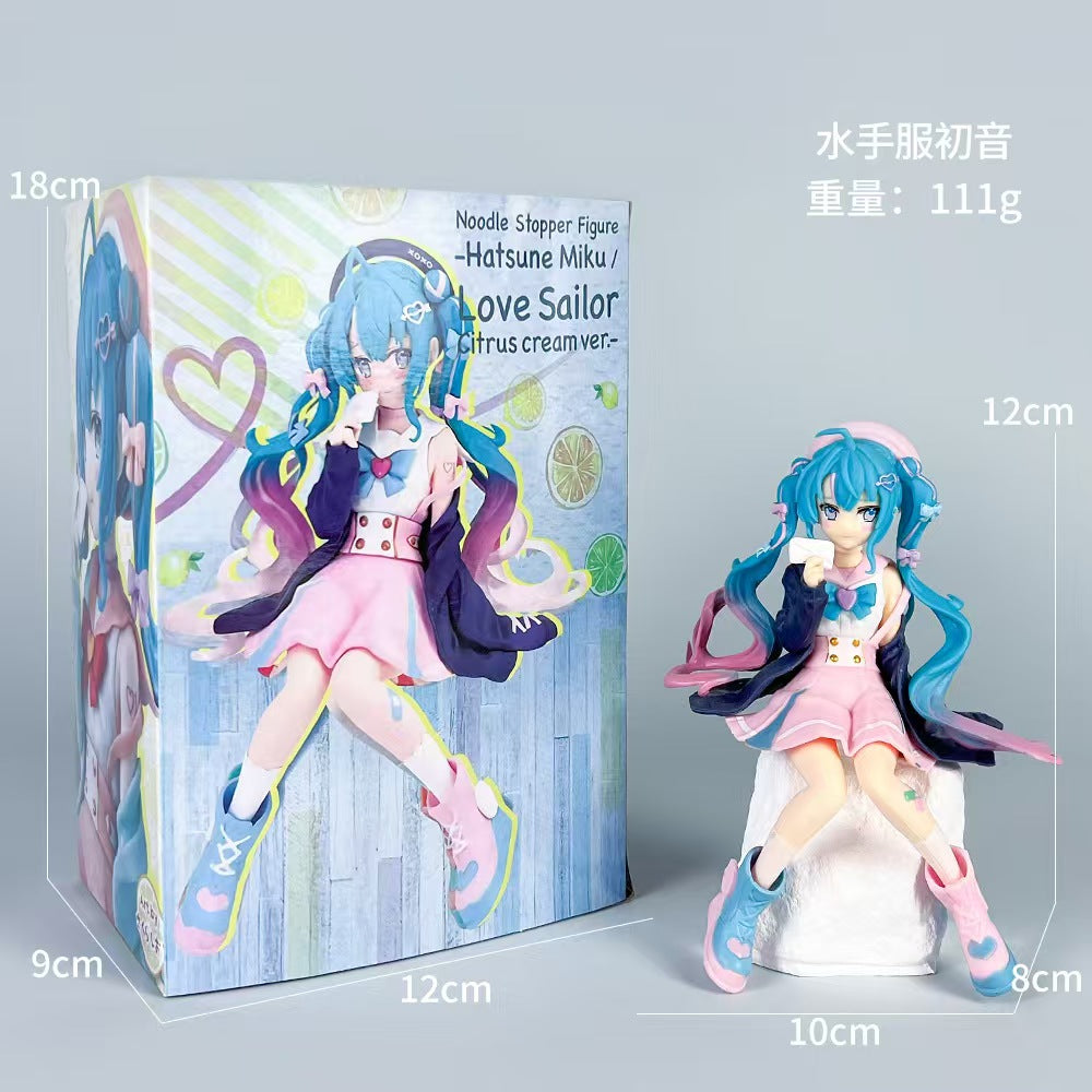 #Hatsune Mikuai Figure, Anime Sailor Moon Pretty Girl, Rem Wedding Dress Version, Sora Girl, 2D Character Doll Models and Ornaments for Wholesale