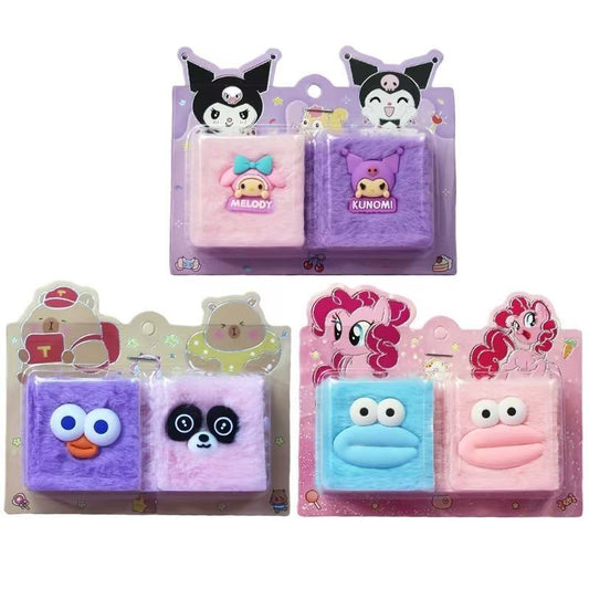 #Viral Cute Mini Emoji Plush Notebook