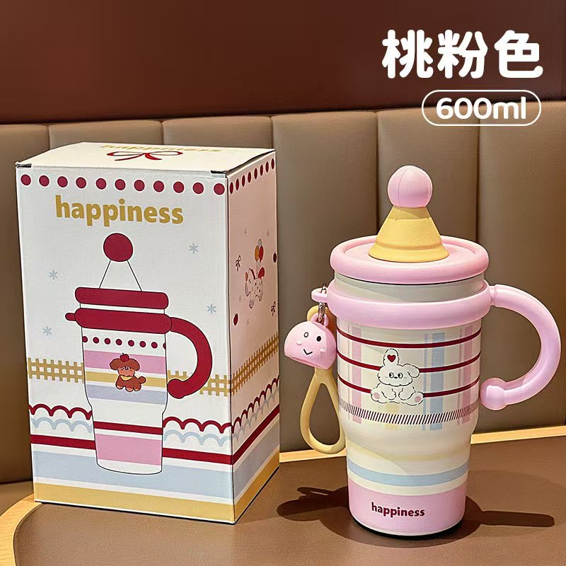 #Hello Kitty Large-capacity Cartoon Insulated Cup