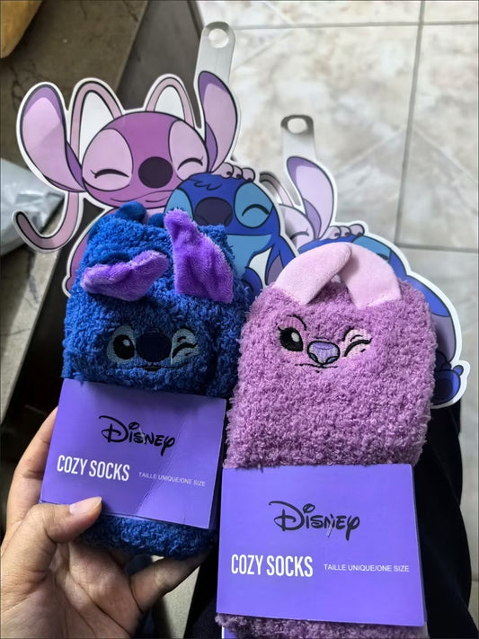 #Cute Plush Socks, Home Socks, Cartoon Warm Socks