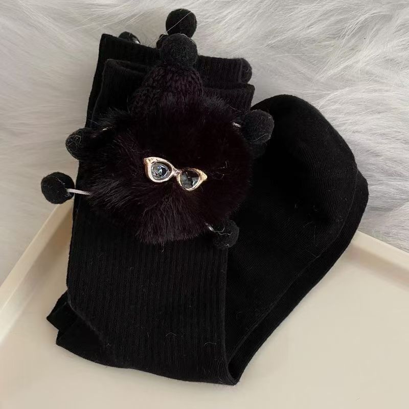 #Cute Plush Socks, Home Socks, Cartoon Warm Socks