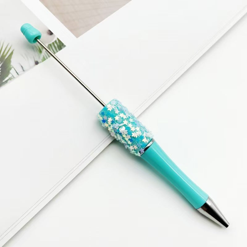 #DIY Shiny Star Beaded Pen($3.5/5pcs)