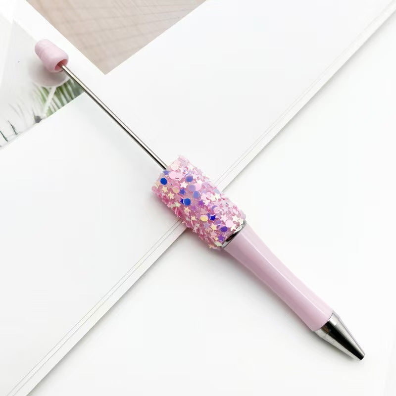 #DIY Shiny Star Beaded Pen($3.5/5pcs)