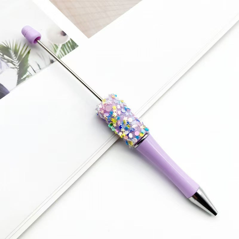 #DIY Shiny Star Beaded Pen($3.5/5pcs)