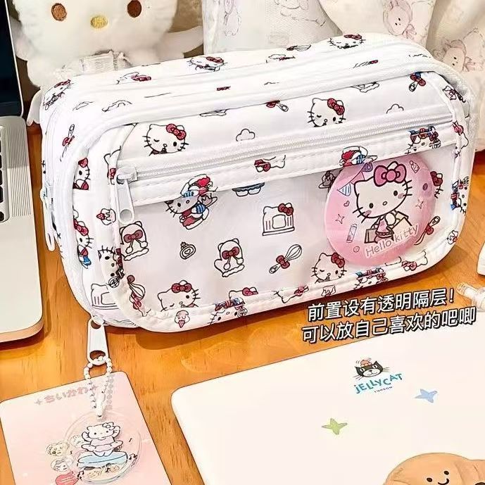 #Japanese-Style Cute Hello Kitty Ita Bag Pencil Case