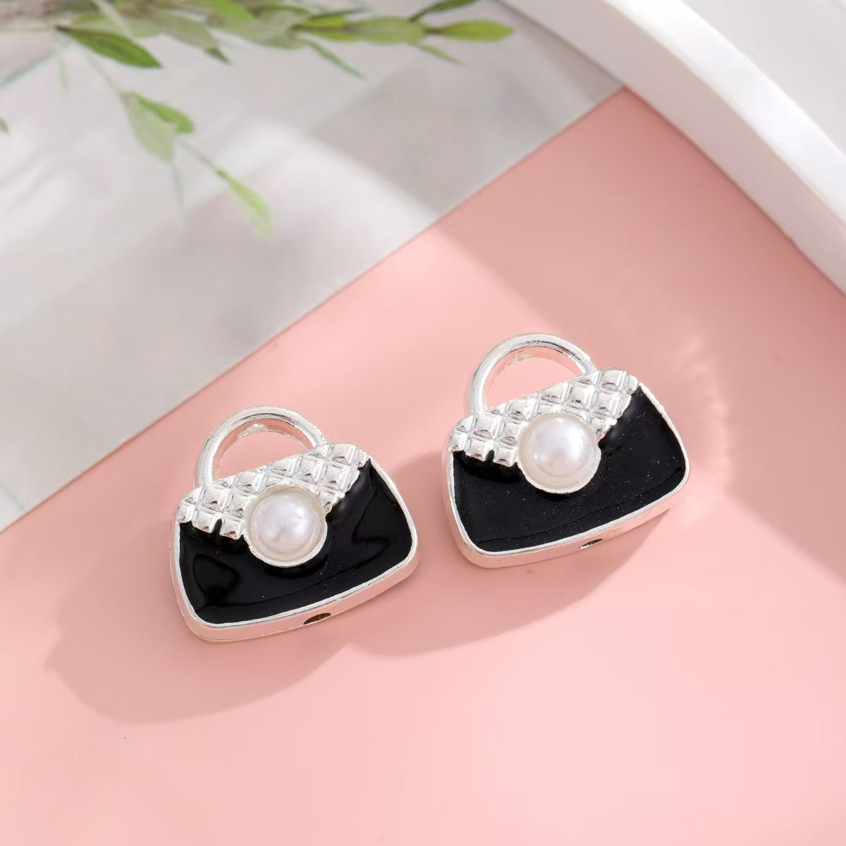 Heavy Industry Alloy Pearl Beads (Cross-Border) - Straight Drill Holes, DIY Phone/Key/Bag Chain Accessories & Jewelry