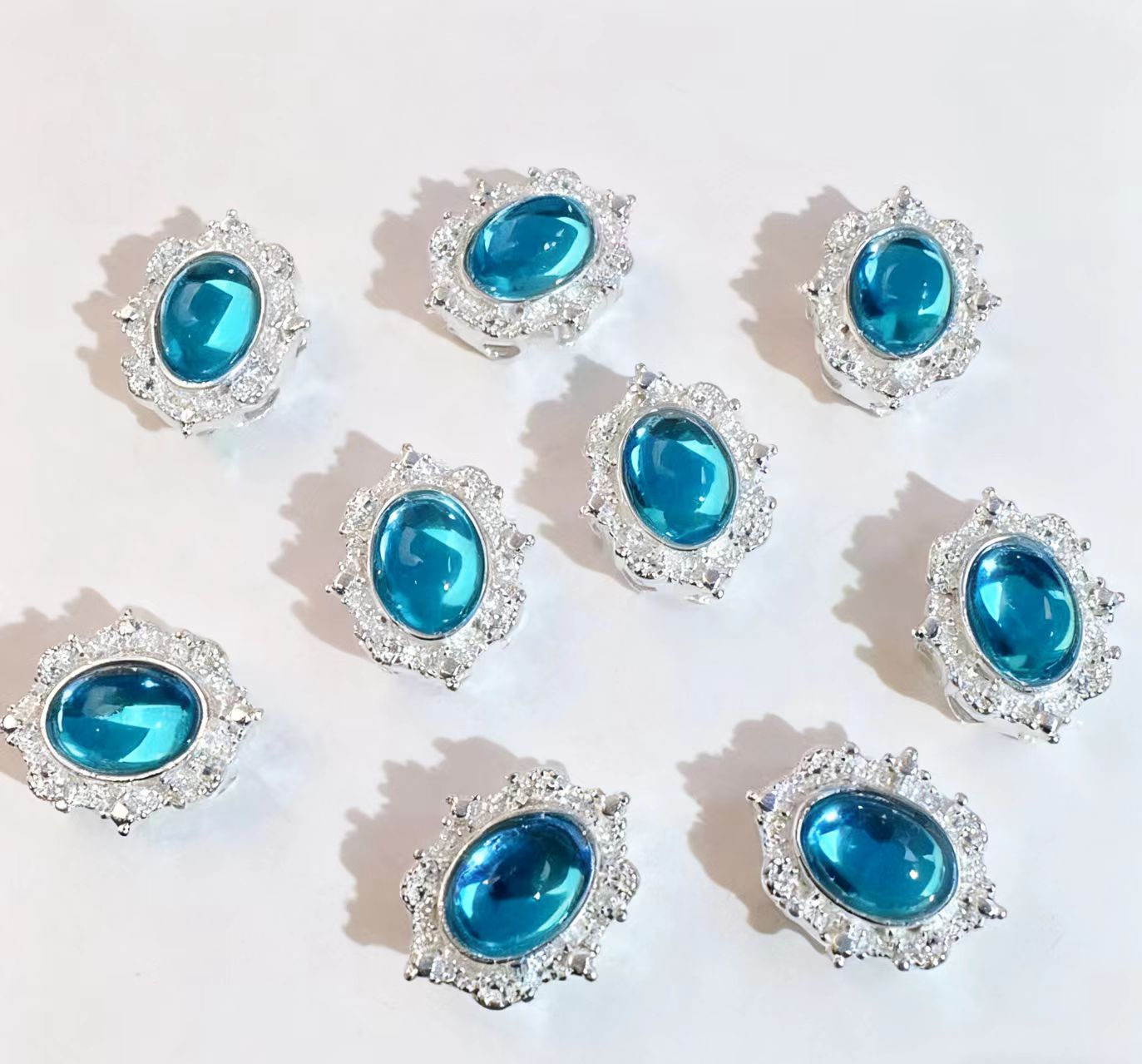 #Multi-hole Zircon Spacer Beads