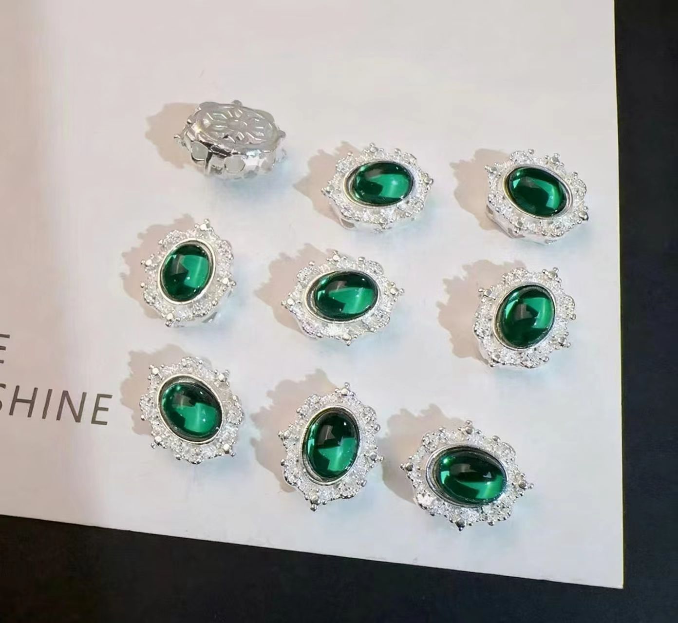 #Multi-hole Zircon Spacer Beads