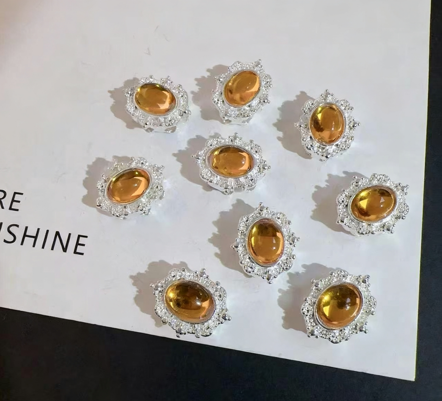 #Multi-hole Zircon Spacer Beads
