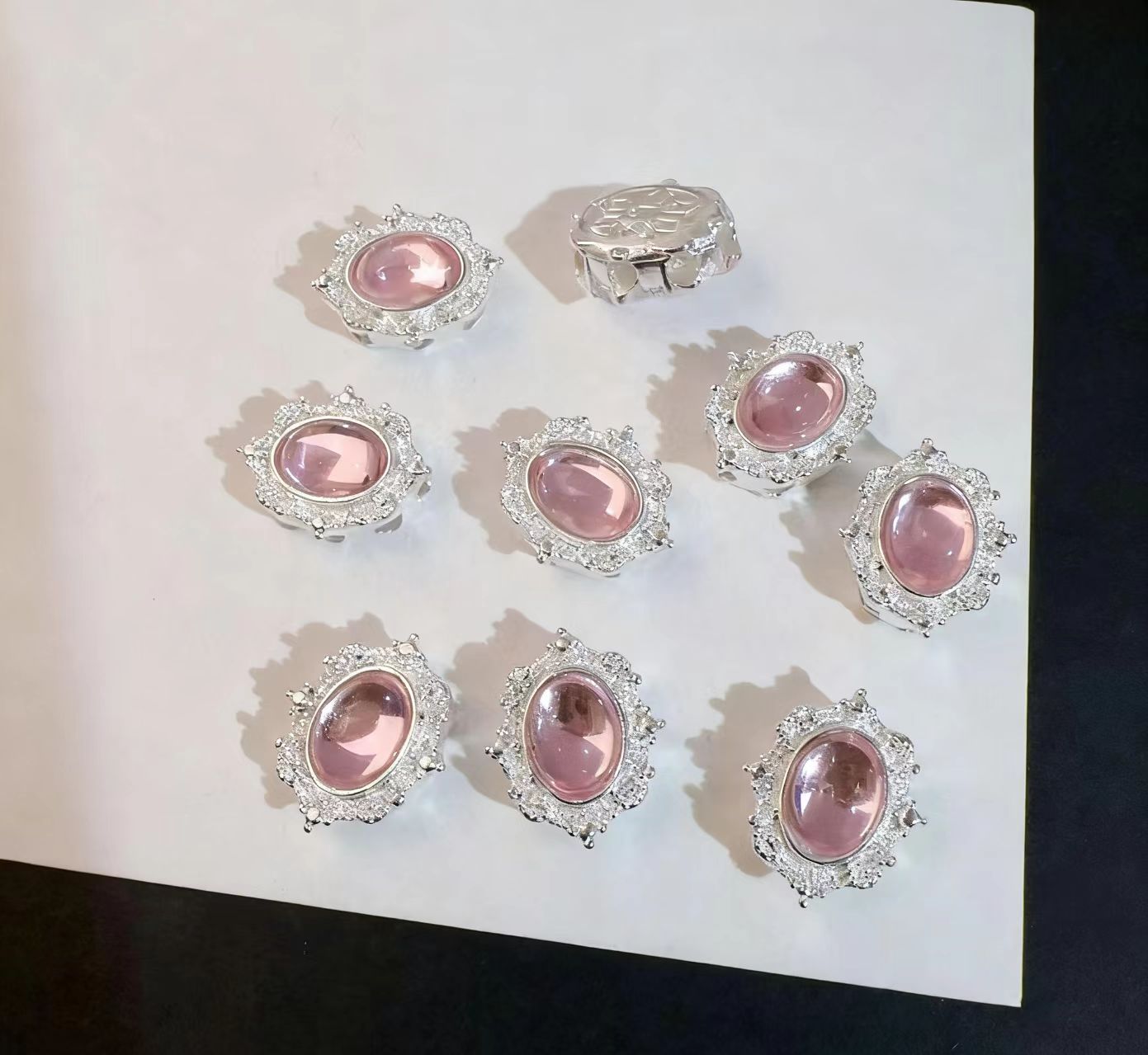 #Multi-hole Zircon Spacer Beads
