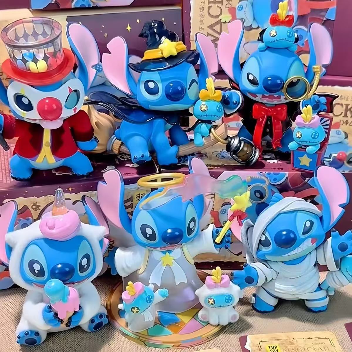 #Stitch Funny Diary 2.0 Blind Box Figure - Lilo &amp; Stitch Trendy Toy Doll Ornament Gift