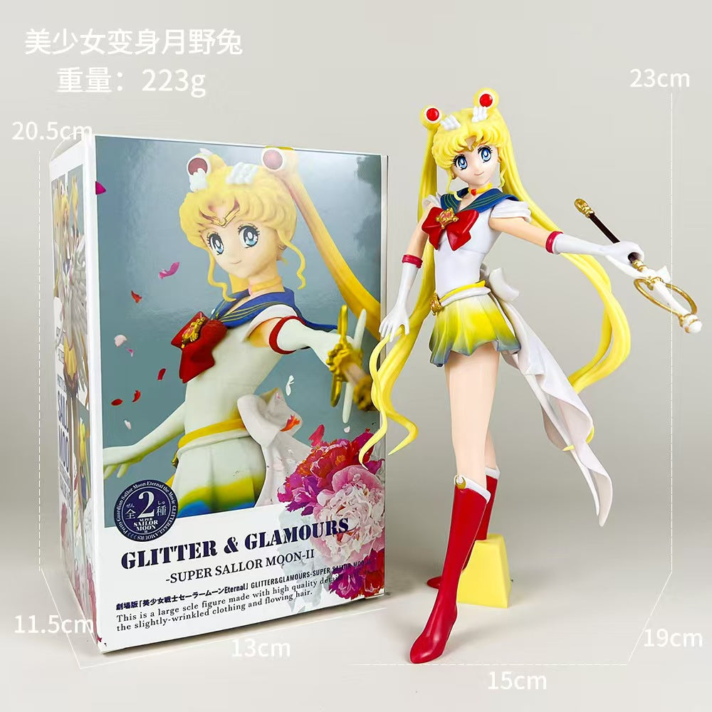 #Hatsune Mikuai Figure, Anime Sailor Moon Pretty Girl, Rem Wedding Dress Version, Sora Girl, 2D Character Doll Models and Ornaments for Wholesale