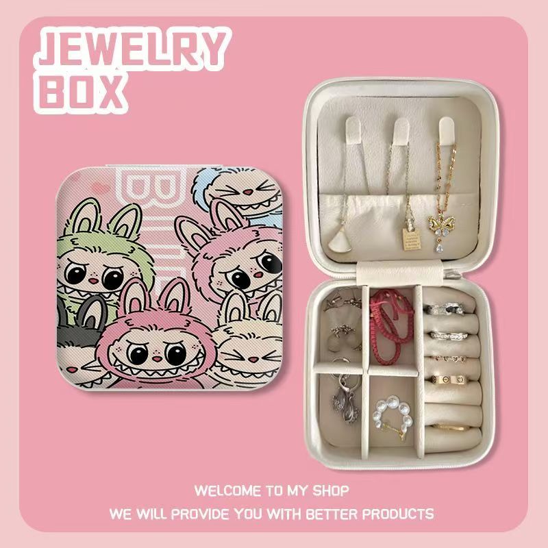 #Leopard  （adorable ） or table Jewelry Box: Compact & Mini Storage for Earrings, Studs, Necklaces, Rings & Bracelets  box3