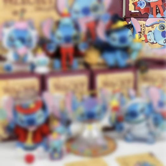 Stitchs Playful Diary 2.0 Blind Box Figurine, Lilo & Stitch Trendy Collectible Doll Ornament Gif