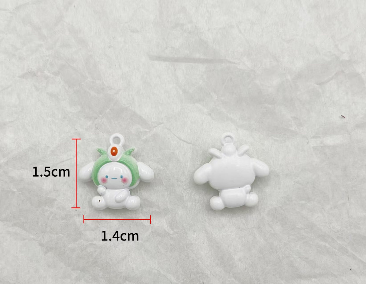 #Dopamine Beads Loose Beads: Enamel Hand-Painted Beads, Bracelet & Phone Chain Accessories, Alloy Pendants