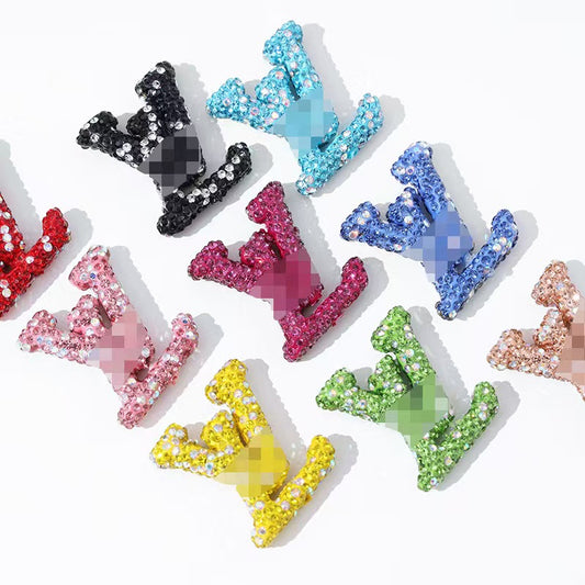 #New Ceramic Clay Rhinestone Straight-Hole: DIY Beading Jewelry Parts