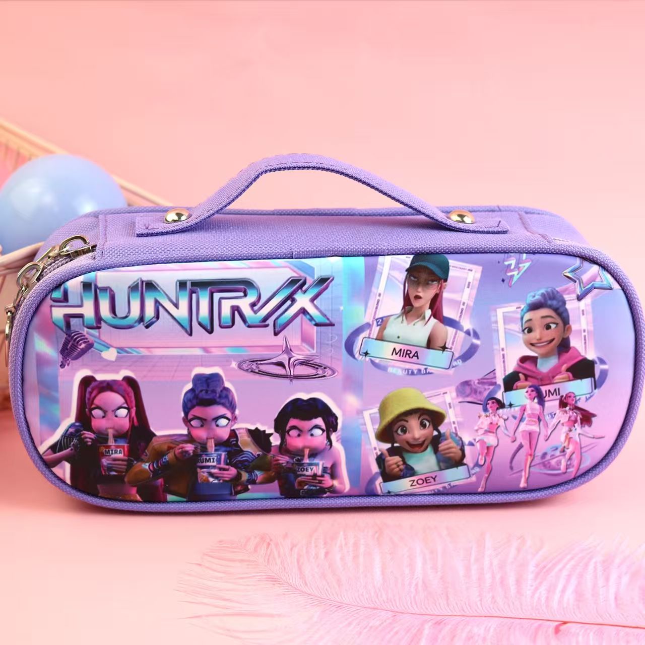 #Zootopia Same-Style Pencil Case, Cute Nick & Judy Large-Capacity Multi-Functional Pencil Box for Students