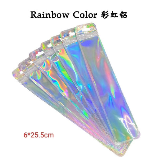 #Long Strip Plastic Self-Sealing Bags - Pen Storage, Colorful & Transparent, Universal High-Value Packaging Bags | Multiple Sizes & Prices Available