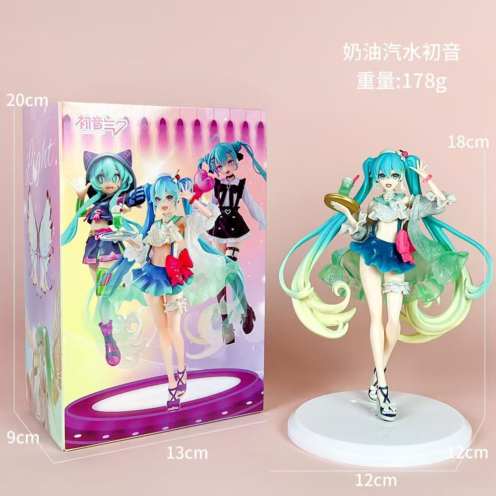 #Hatsune Mikuai Figure, Anime Sailor Moon Pretty Girl, Rem Wedding Dress Version, Sora Girl, 2D Character Doll Models and Ornaments for Wholesale