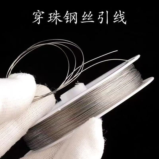 #Steel Wire - DIY Jewelry Accessory Materials, Bead - Stringing Tools, Bracelet Threading Needles, Buddha Beads, Jewelry & Wenwan Hand - Strung Bracelets