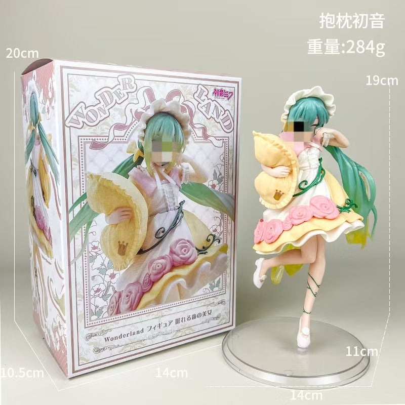 #Hatsune Mikuai Figure, Anime Sailor Moon Pretty Girl, Rem Wedding Dress Version, Sora Girl, 2D Character Doll Models and Ornaments for Wholesale