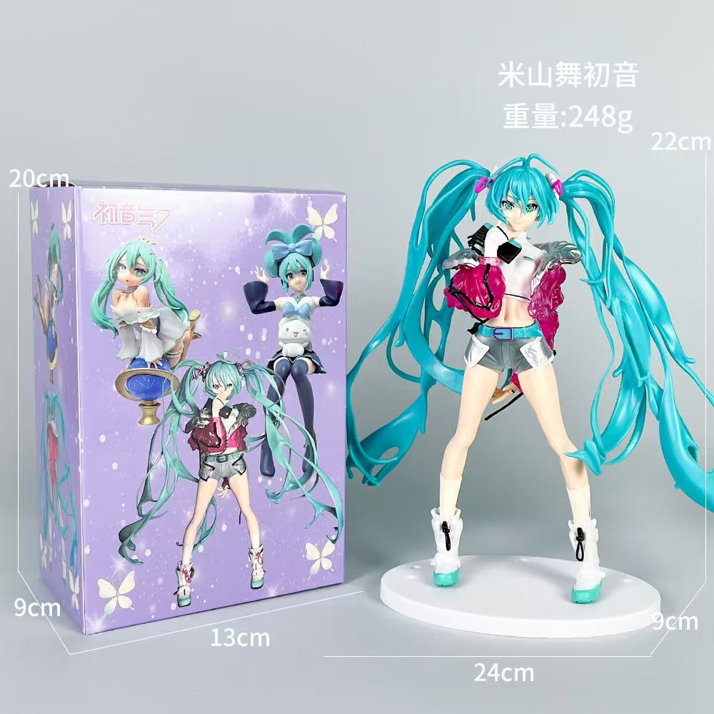 #Hatsune Mikuai Figure, Anime Sailor Moon Pretty Girl, Rem Wedding Dress Version, Sora Girl, 2D Character Doll Models and Ornaments for Wholesale